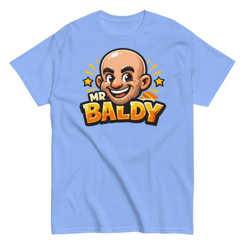 Mr Baldy T-shirt Funny Gift For Bald Men