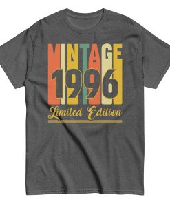 Vintage 1996 Limited Edition T-shirt Birthday Gift