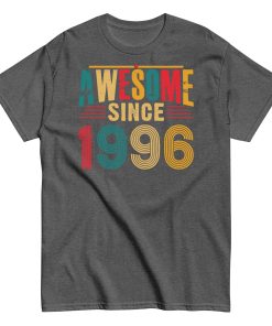 Awesome Since 1996 T-shirt Retro Birthday Gift