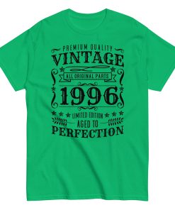 Vintage 1996 T-shirt Aged To Perfection Birthday Gift