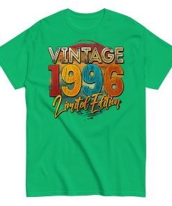 Vintage 1996 Limited Edition T shirt Birthday Gifts