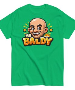 Mr Baldy T-shirt Funny Gift For Bald Men