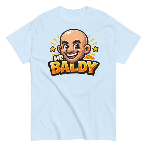 Mr Baldy T-shirt Funny Gift For Bald Men