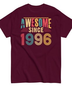 Awesome Since 1996 T-shirt Retro Birthday Gift