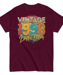 Vintage 1996 Limited Edition T shirt Birthday Gifts