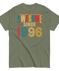 Awesome Since 1996 T-shirt Retro Birthday Gift