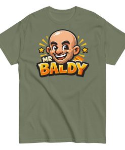Mr Baldy T-shirt Funny Gift For Bald Men