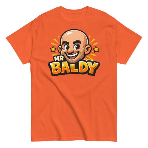 Mr Baldy T-shirt Funny Gift For Bald Men