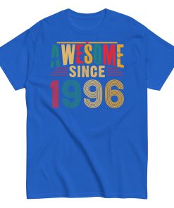 Awesome Since 1996 T-shirt Retro Birthday Gift