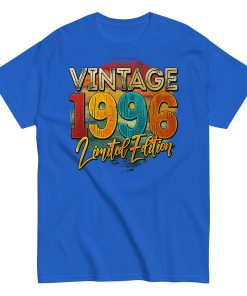 Vintage 1996 Limited Edition T shirt Birthday Gifts