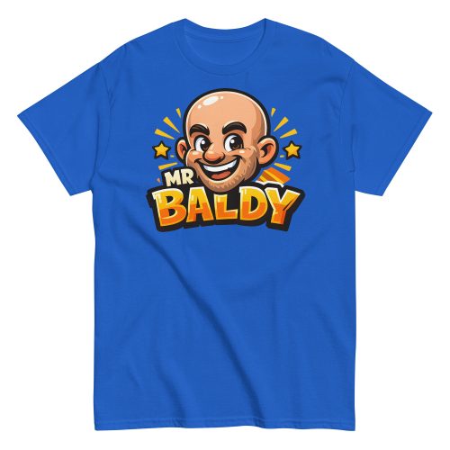 Mr Baldy T-shirt Funny Gift For Bald Men
