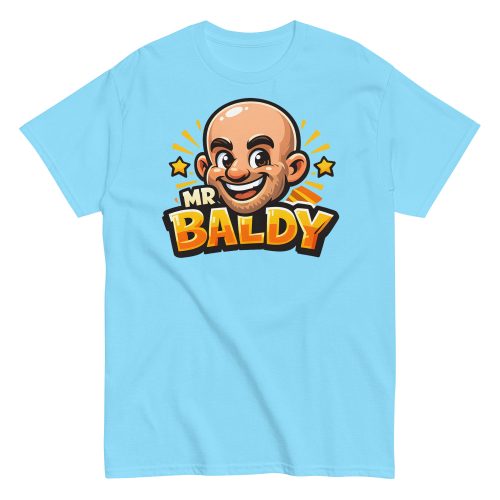 Mr Baldy T-shirt Funny Gift For Bald Men