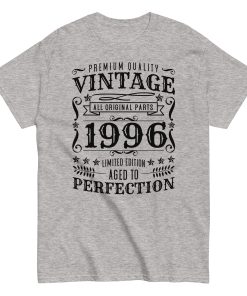 Vintage 1996 T-shirt Aged To Perfection Birthday Gift
