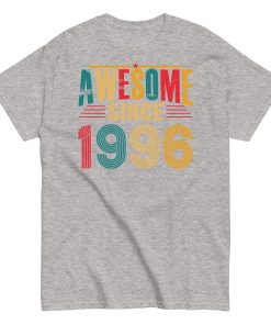 Awesome Since 1996 T-shirt Retro Birthday Gift