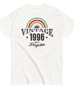 Vintage 1996 Aged To Perfection T-shirt Birthday Gift