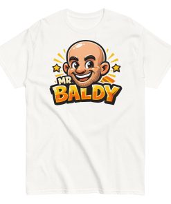 Mr Baldy T-shirt Funny Gift For Bald Men