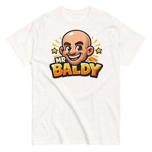 Mr Baldy T-shirt Funny Gift For Bald Men