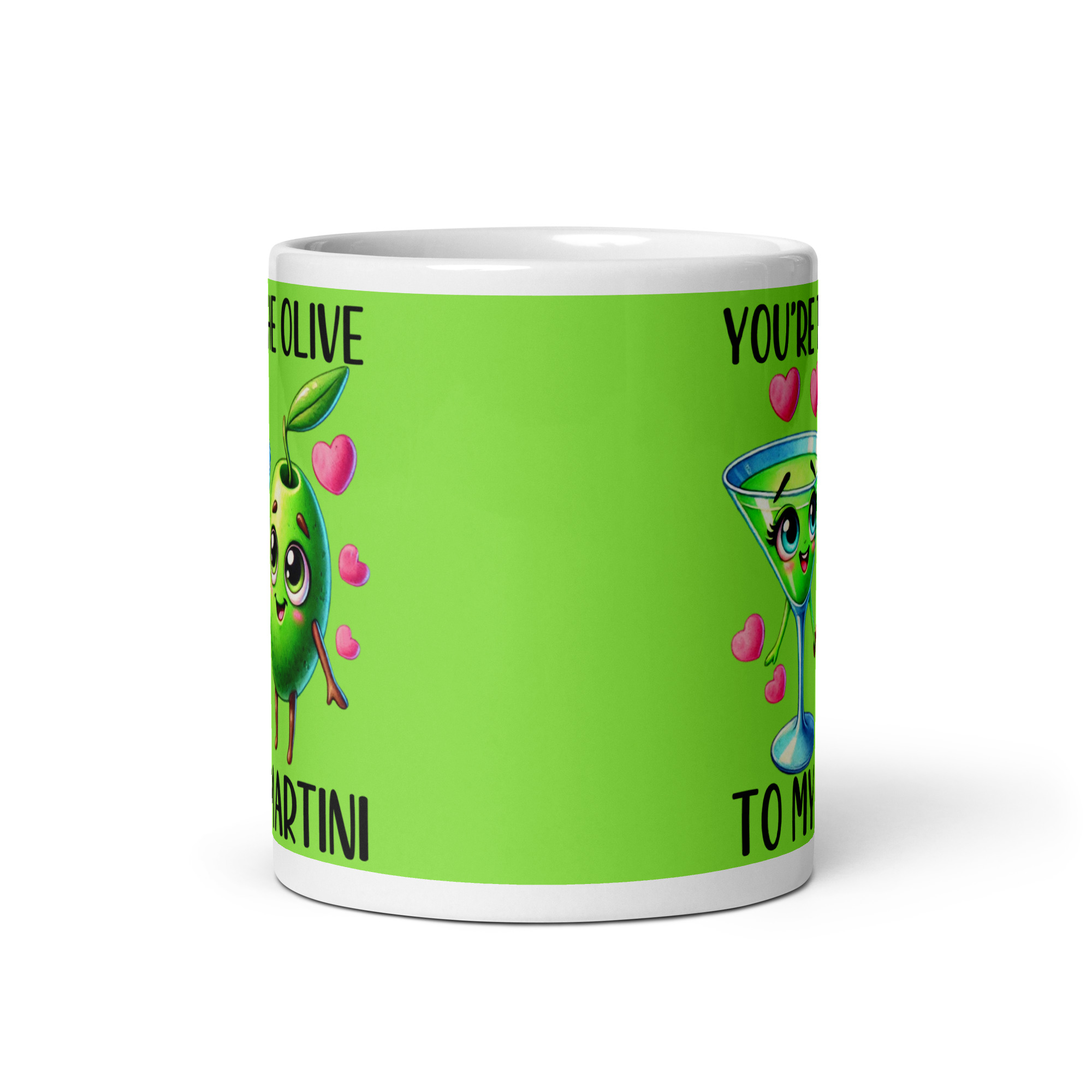 white-glossy-mug-white-11-oz-front-view-695cbf82a91a3.jpg You’re The Olive To My Martini Mug Valentines Gift