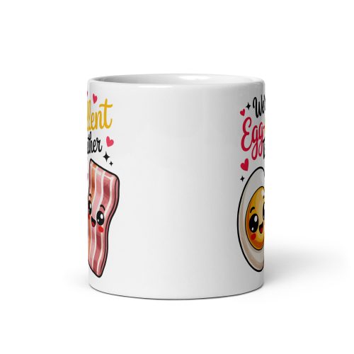 We’re Egg-cellent Together Funny Valentine Mug
