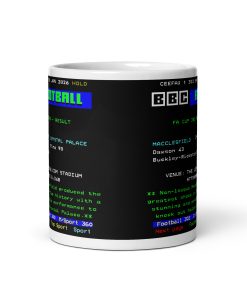 Macclesfield v Crystal Palace 2026 FA Cup Ceefax Mug
