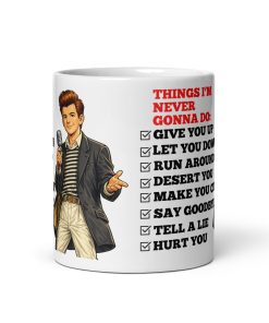 Rick Astley Mug – Valentines Day Birthday Gift Mug
