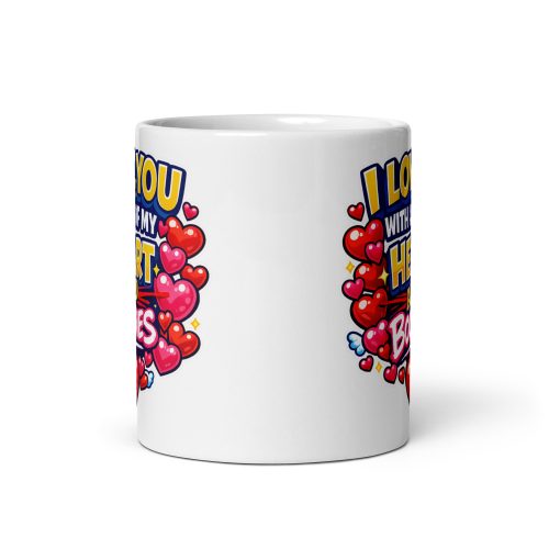 I Love You With All My Boobies Funny Valentine Mug