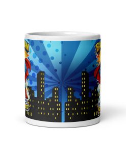 Baldman Superhero Mug Gift For Bald Men