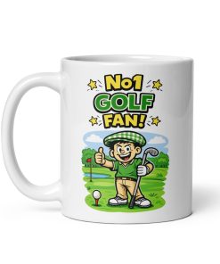No1 Golf Fan Mug Gift for golf players