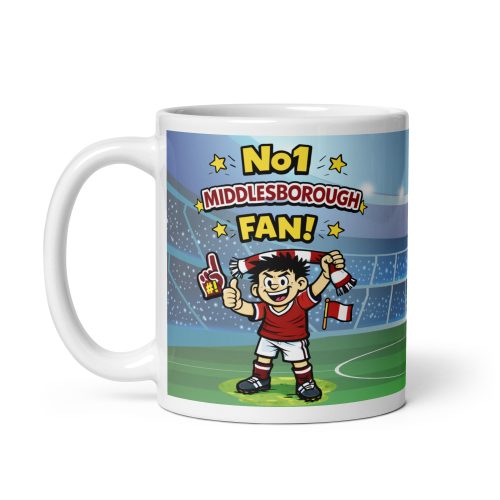No1 Middlesborough Fan Mug For Middlesbrough Fans