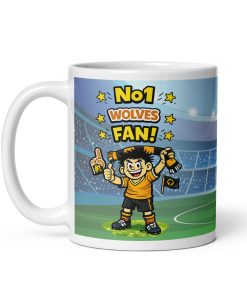 No1 Wolves Fan Mug For Wolverhampton Wanderers Fans