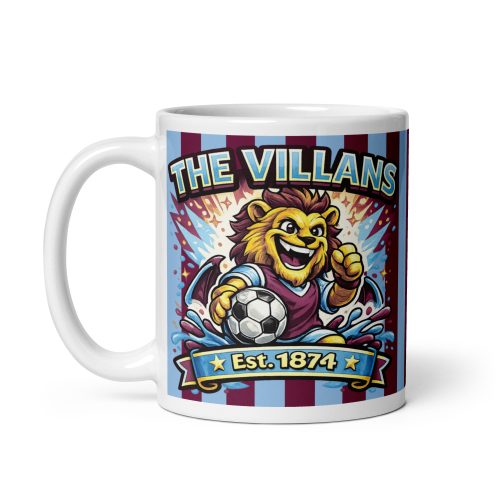 The Villans Mug Est 1874 Aston Villa Gift Mug