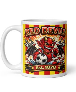 Red Devils Est. 1878 Mug Manchester United Funny Mug