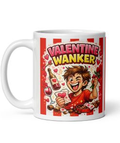 Valentine Wanker Mug Anti-Valentine Gift Mug