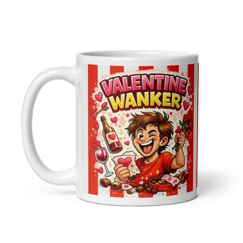 Valentine Wanker Mug Anti-Valentine Gift Mug