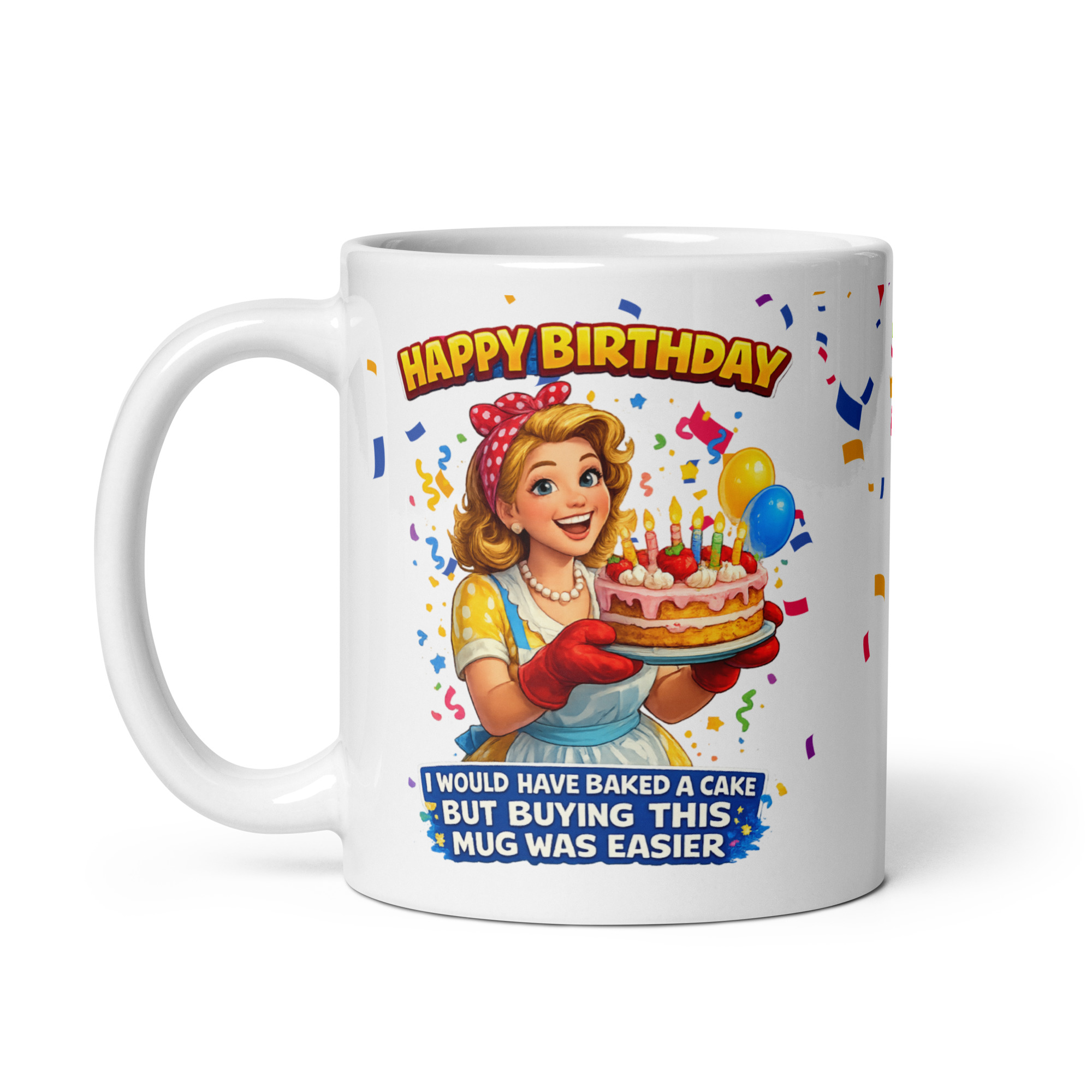Funny Happy Birthday Gift Mugs
