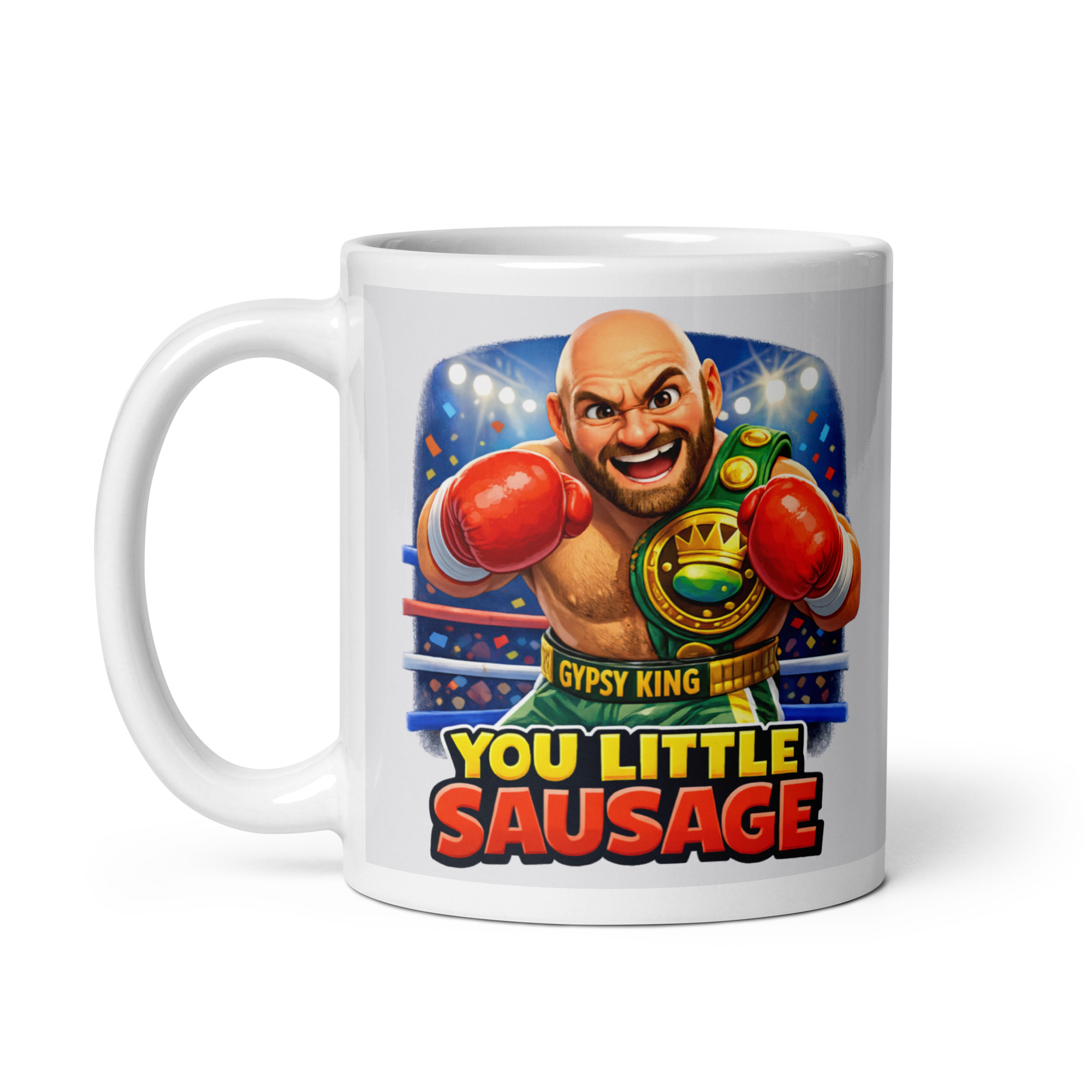 Tyson Fury You Little Sausage Mug Present for Boxing fans