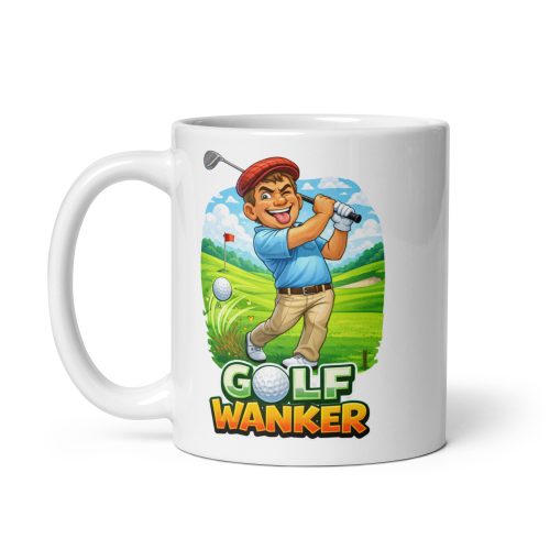 Golf Wanker Funny Banter Cheeky Golf Mug Gift