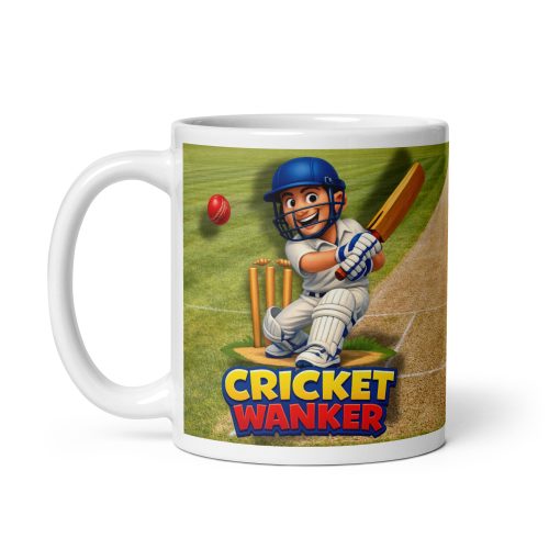 Cricket Wanker Mug – Banter Gift For Cricketers