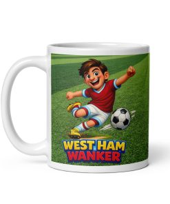 West Ham Wanker Mug Funny Banter Gift For Hammers