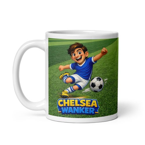 Chelsea Wanker Mug Funny Rude Gift For Chelsea Fans