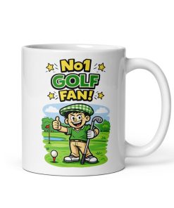 No1 Golf Fan Mug Gift for golf players
