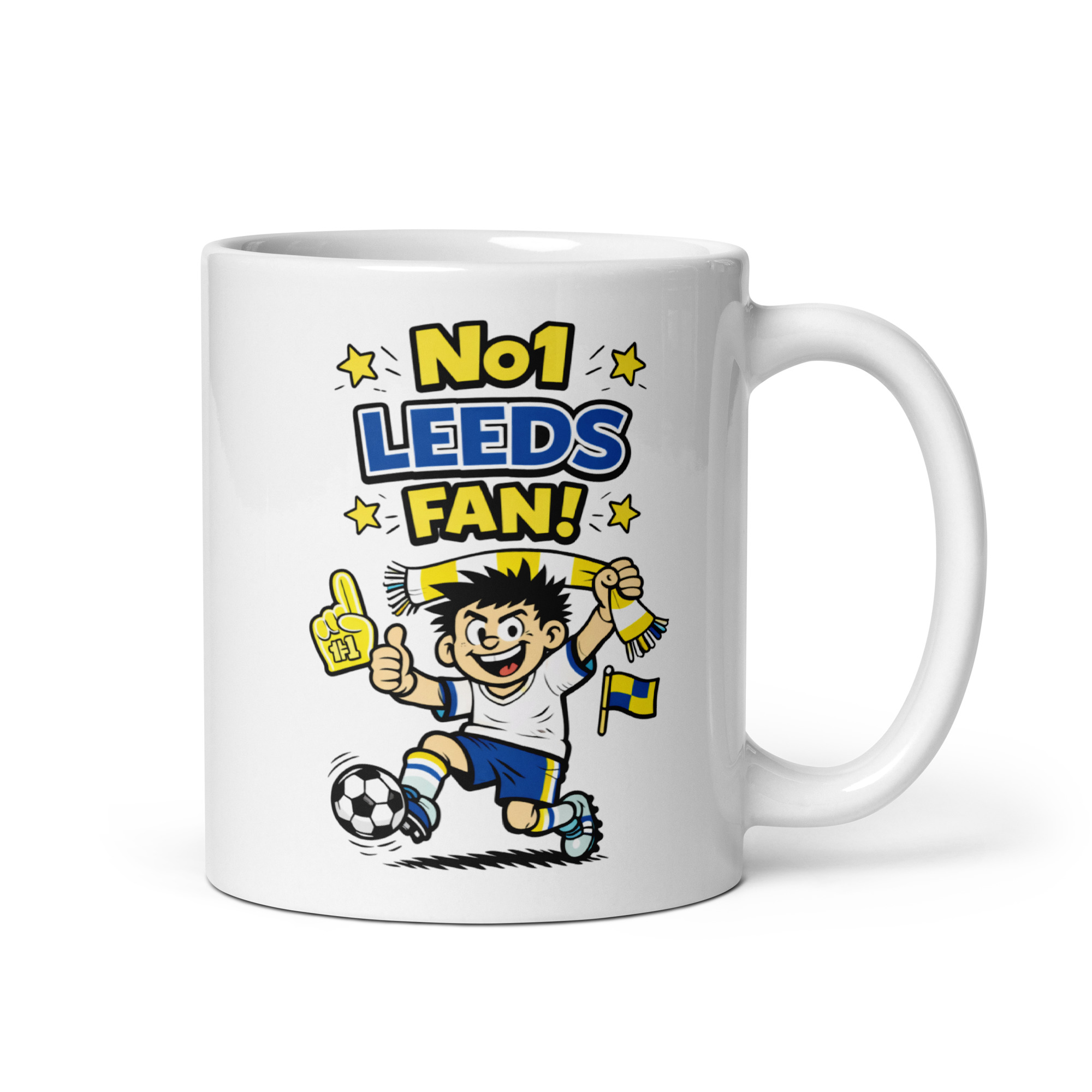 Leeds Supporter Gift Mug – No1 Leeds Fan Mug