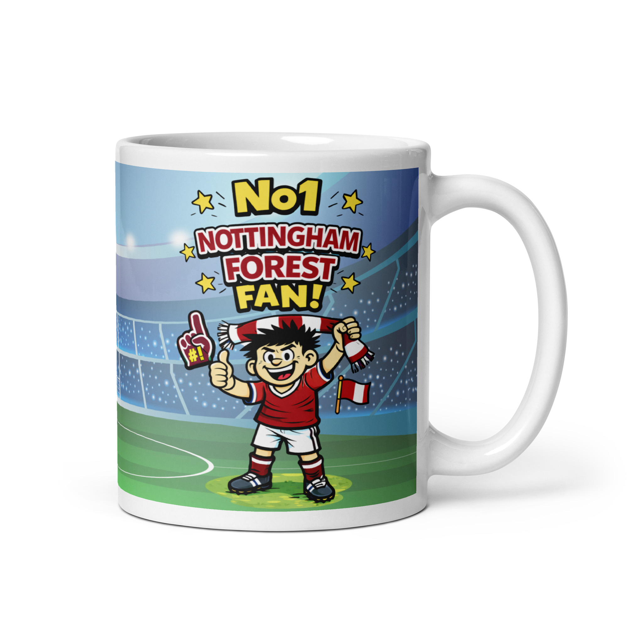 No1 Nottingham Forest Fan Mug Gift For Notts Forest Fans