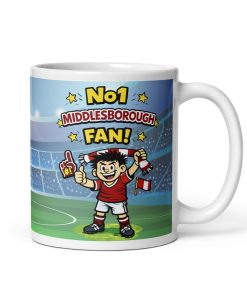 No1 Middlesborough Fan Mug For Middlesbrough Fans