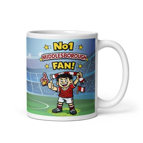No1 Middlesborough Fan Mug For Middlesbrough Fans