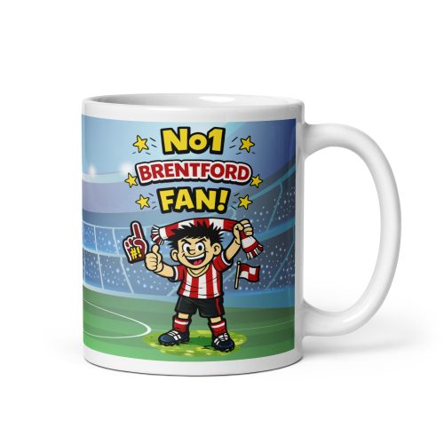 No1 Brentford Fan Mug For Brentford FC Fans