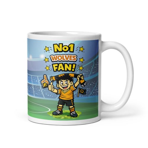 No1 Wolves Fan Mug For Wolverhampton Wanderers Fans