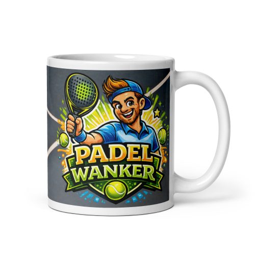 Padel Wanker Mug – Gift For Padel Players
