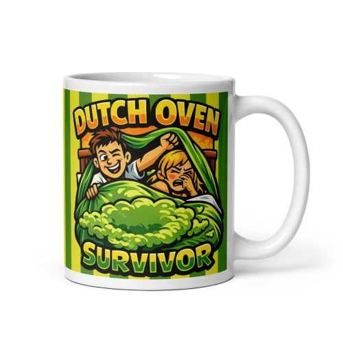 Dutch Oven Survivor Mug Gift For Fart Fans