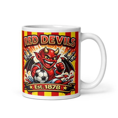 Red Devils Est. 1878 Mug Manchester United Funny Mug